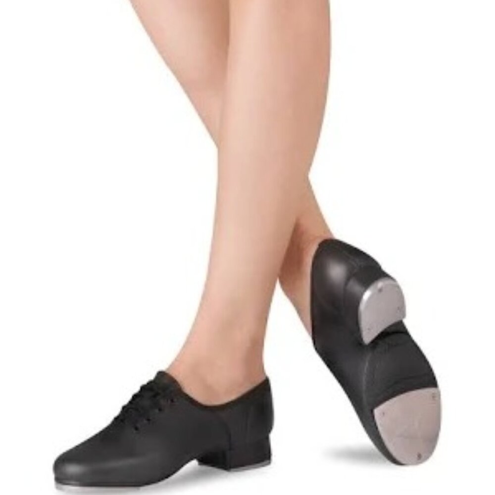 Giordano Leo Tone Master Black Leather Tap Dance Shoes
